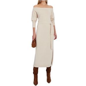 Dionne Off-The-Shoulder Sweater Dress